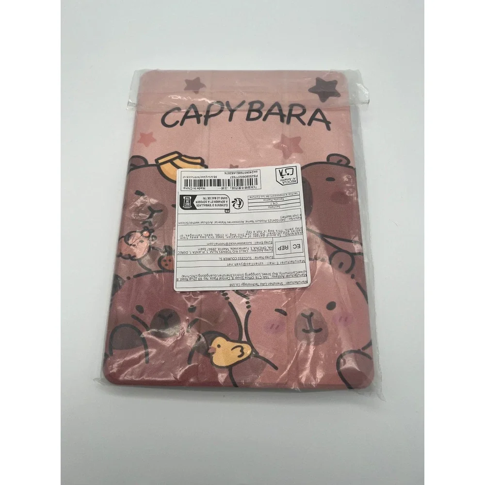 Capybara Tablet Case‎ Cover For Galaxy Tab A9 Plus 10.95 Inch Kawaii Bears Pink